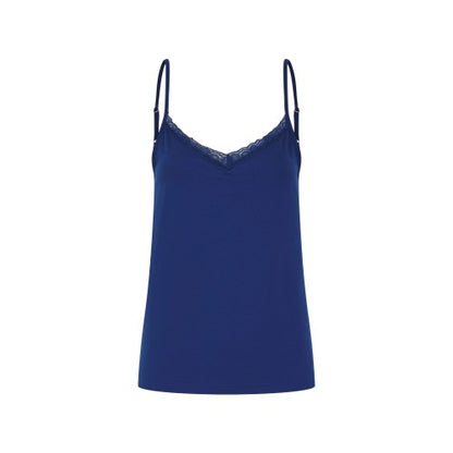 Blue-Grey Marl - Front - Ted Baker Womens-Ladies Quinn Spaghetti Strap Nightdress