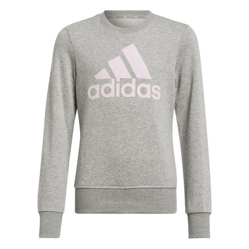 Front - Adidas Girls Essentials Big Logo Sweatshirt