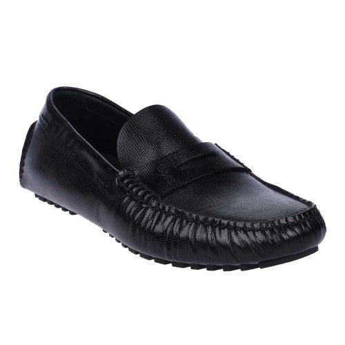 Front - Boss Mens Driver Suede Moccasins