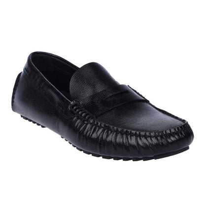 Front - Boss Mens Driver Suede Moccasins