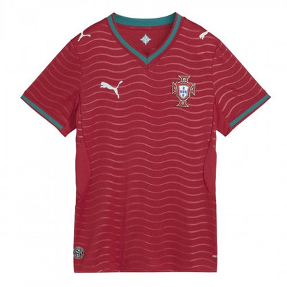 Front - Puma Womens/Ladies World Cup 2026 Portugal FC Home Shirt