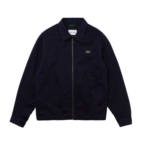 Front - Lacoste Mens Gabardine Full Zip Jacket