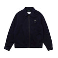 Front - Lacoste Mens Gabardine Full Zip Jacket