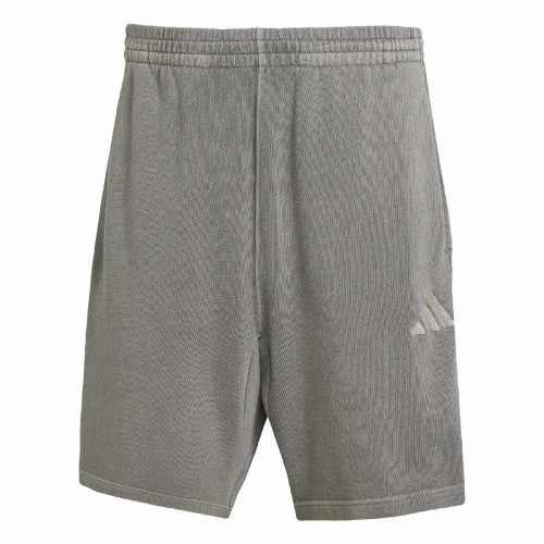 Front - Adidas Mens Washed Shorts