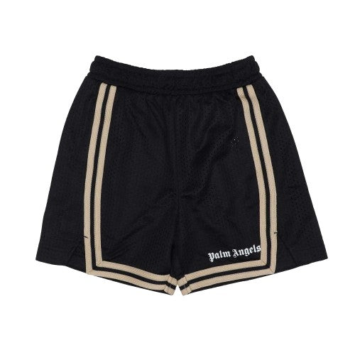 Front - Palm Angels Childrens/Kids Mesh Logo Shorts
