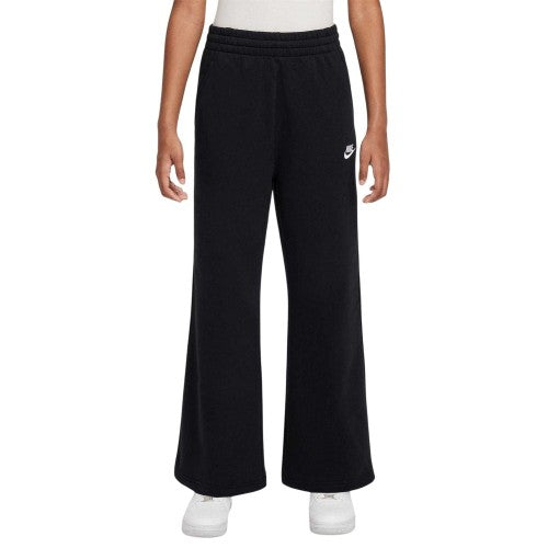 Front - Nike Girls Club Fleece Relaxed Fit Joggers