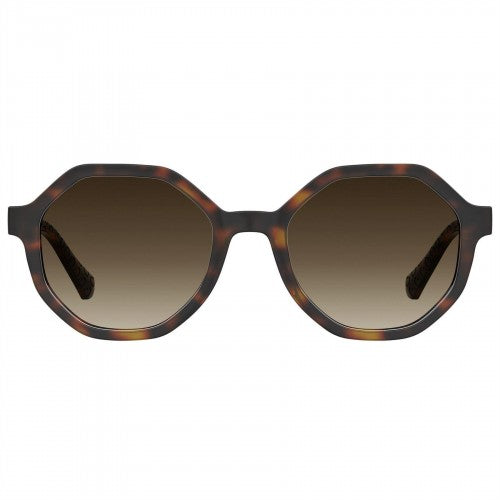 Front - Moschino Womens/Ladies Hexagon Sunglasses