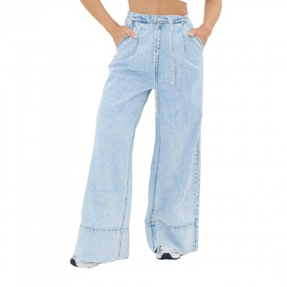 Front - I Saw It First Womens/Ladies Palazzo Relaxed Fit Joggers