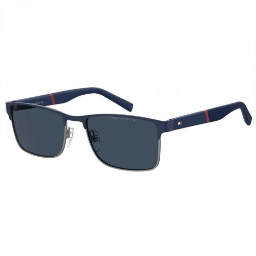 Front - Tommy Hilfiger Mens Rectangle Sunglasses