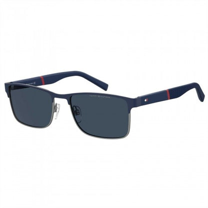 Front - Tommy Hilfiger Mens Rectangle Sunglasses
