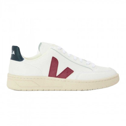 Front - Veja Mens V Leather Court Trainers