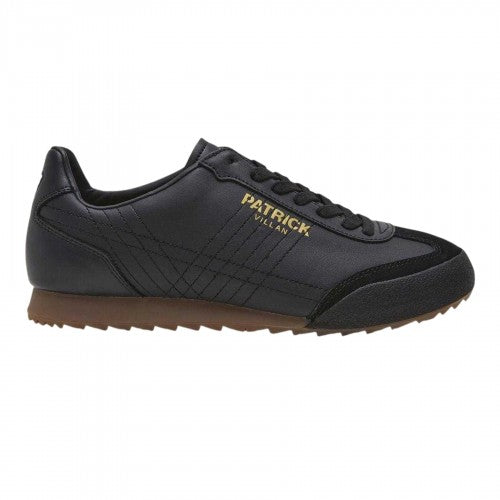 Front - Patrick Mens Villan Leather Trainers