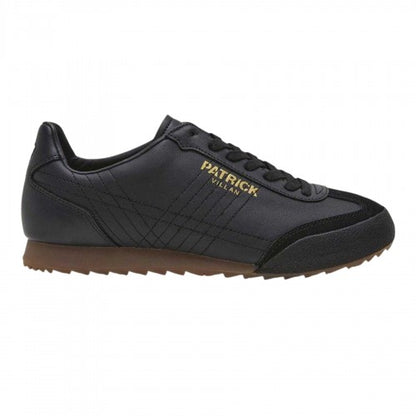 Front - Patrick Mens Villan Leather Trainers