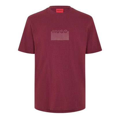 Front - Hugo Mens Delastio Regular T-Shirt