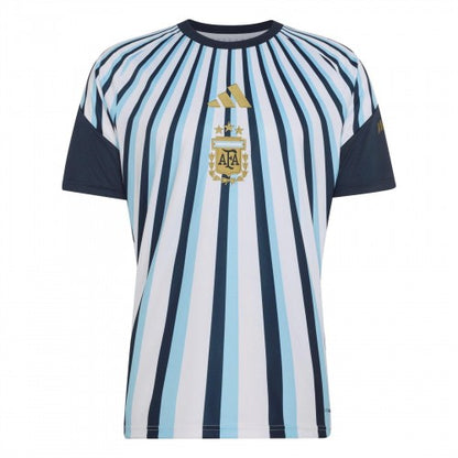 Front - Adidas Mens 2026 Pre Match Argentina T-Shirt