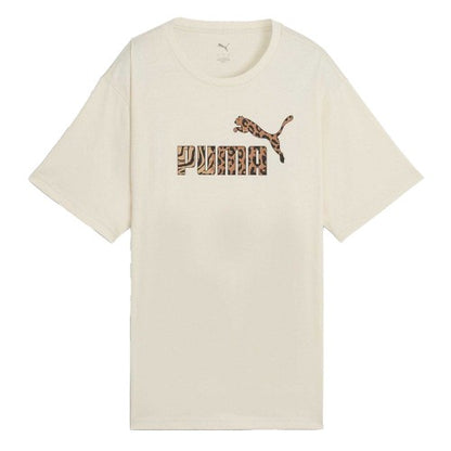 Front - Puma Womens/Ladies Animal Print Logo T-Shirt