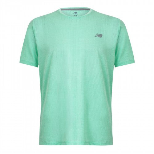 Front - New Balance Mens Perforated Running T-Shirt