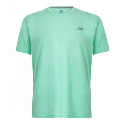 Front - New Balance Mens Perforated Running T-Shirt