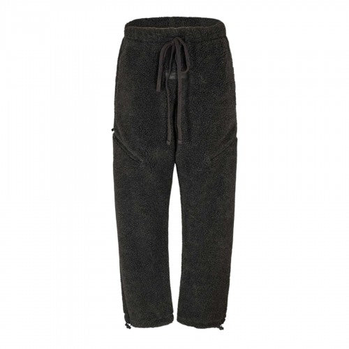 Front - Fear Of God Essentials Mens Fleece Open Hem Relaxed Fit Jogging Bottoms