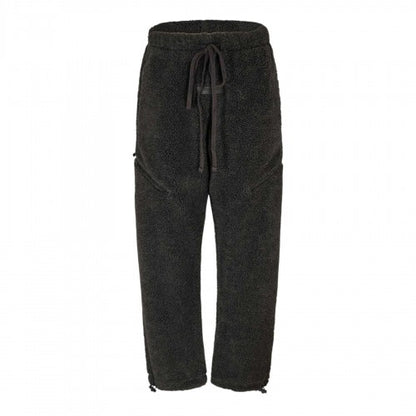 Front - Fear Of God Essentials Mens Fleece Open Hem Relaxed Fit Jogging Bottoms