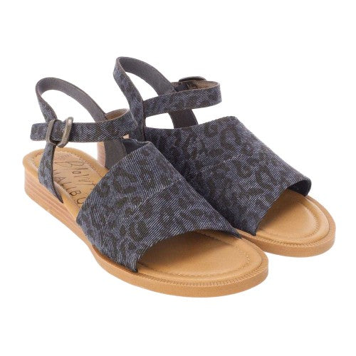 Front - Blowfish Malibu Womens/Ladies Ardice Leopard Print Sandals