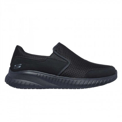 Front - Skechers Mens Squad Chaos Mesh Trainers