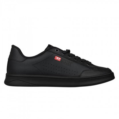 Front - Diesel Mens S Athene Leather Flat Trainers