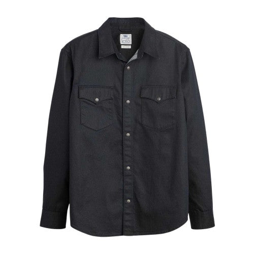 Front - Levis Mens Collared Relaxed Fit Shirt