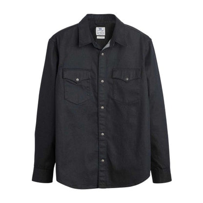 Front - Levis Mens Collared Relaxed Fit Shirt