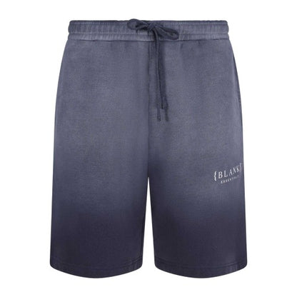 Front - Blank Essentials Mens Fleece Logo Shorts