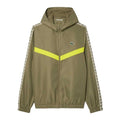 Front - Lacoste Mens Monogram Tennis Track Jacket
