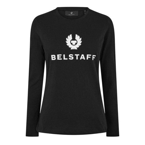 Front - Belstaff Womens/Ladies Mariola Long-Sleeved T-Shirt