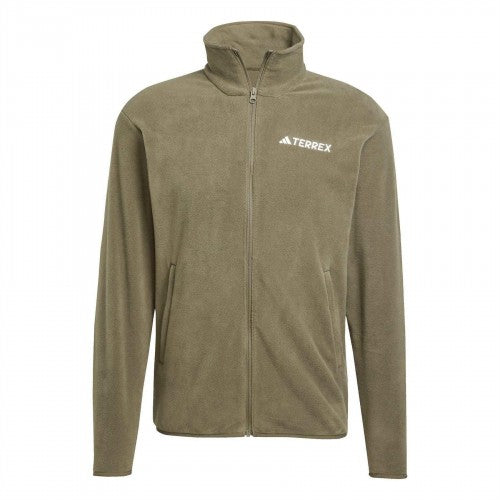 Front - Adidas Mens Multi Essentials Full Zip Fleece Jacket