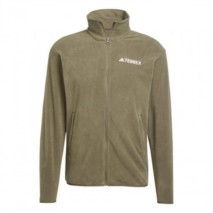 Front - Adidas Mens Multi Essentials Full Zip Fleece Jacket