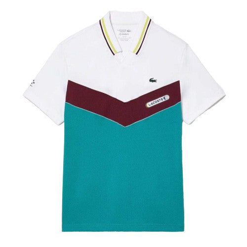 Front - Lacoste Mens Daniil Medvedev Seamless Tennis Polo Shirt
