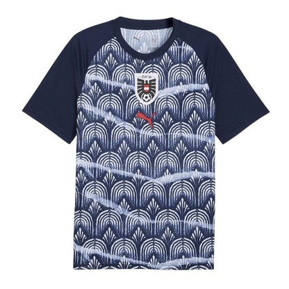Front - Puma Mens World Cup 2026 Austria FC T-Shirt