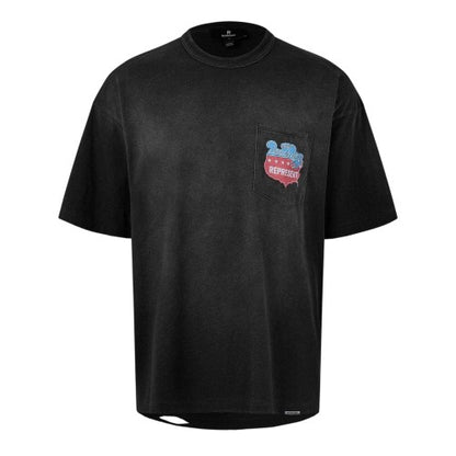Front - Represent Mens Beach Boys Americas Band Oversized T-Shirt