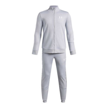 Front - Under Armour Boys Icon Tracksuit Set