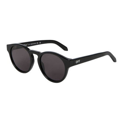 Front - Off-White Unisex Adult Oakland Round Sunglasses