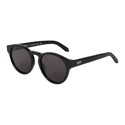 Front - Off-White Unisex Adult Oakland Round Sunglasses