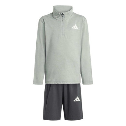 Front - Adidas Childrens/Kids Sports Tracksuit Set