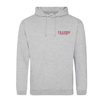 Front - AWD Mens Techno Every Rave Printed Hoodie