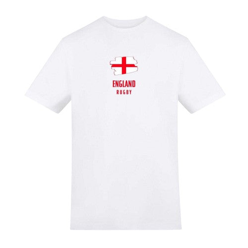 Front - AWD Unisex Adult Fan England Rugby T-Shirt