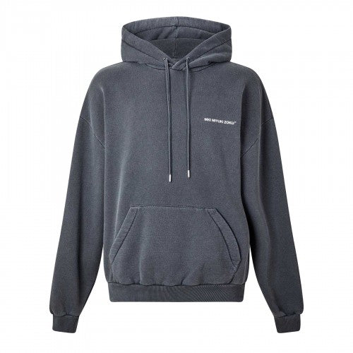Front - MKI MIYUKI ZOKU Mens Logo Oversized Hoodie