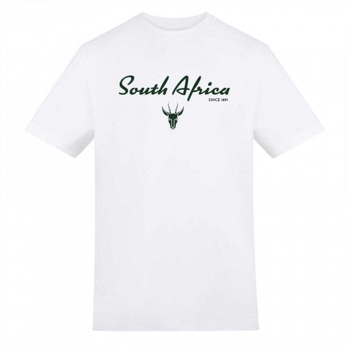 Front - AWD Unisex Adult South Africa Rugby Printed T-Shirt