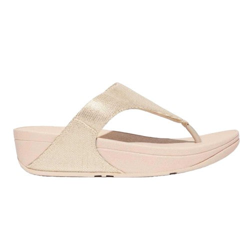 Front - Fit Flop Womens/Ladies Lulu Canvas Toe Post Sandals