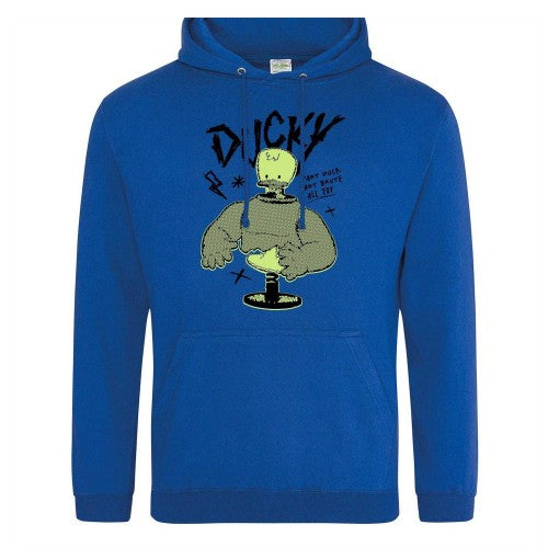 Front - Toy Story 4 Mens Ducky Cotton Blend Hoodie