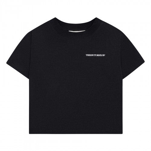 Front - The Couture Club Childrens/Kids Logo Printed Regular T-Shirt