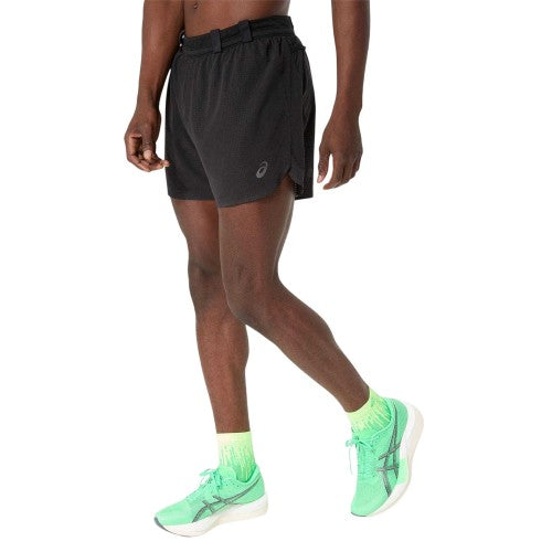 Front - Asics Mens Metarun Logo Running Shorts