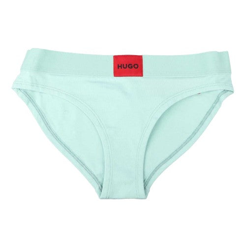 Front - Hugo Womens/Ladies Logo Label Briefs